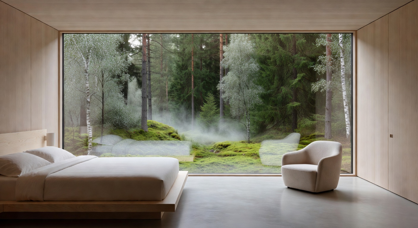 Luxury Hotel Room with Nature View